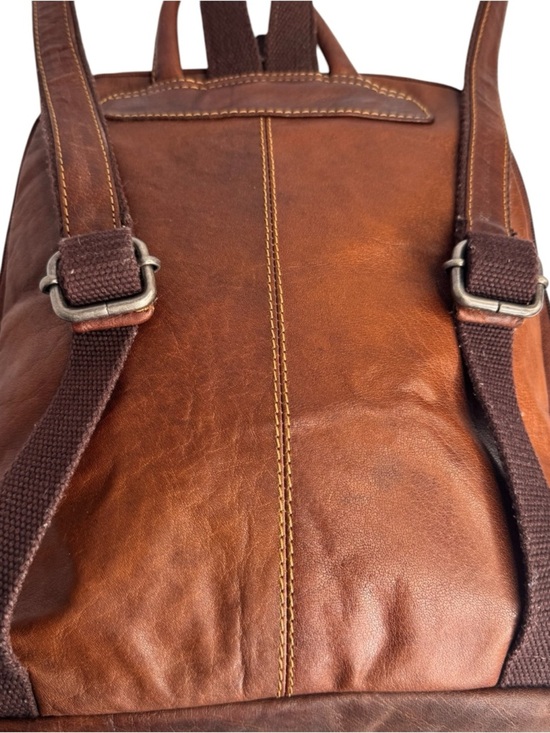 Jack Georges Voyager Buffalo Leather Backpack Cognac Brown main image 7
